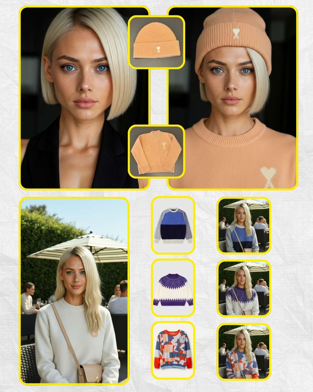 ai influencer outfit combination
